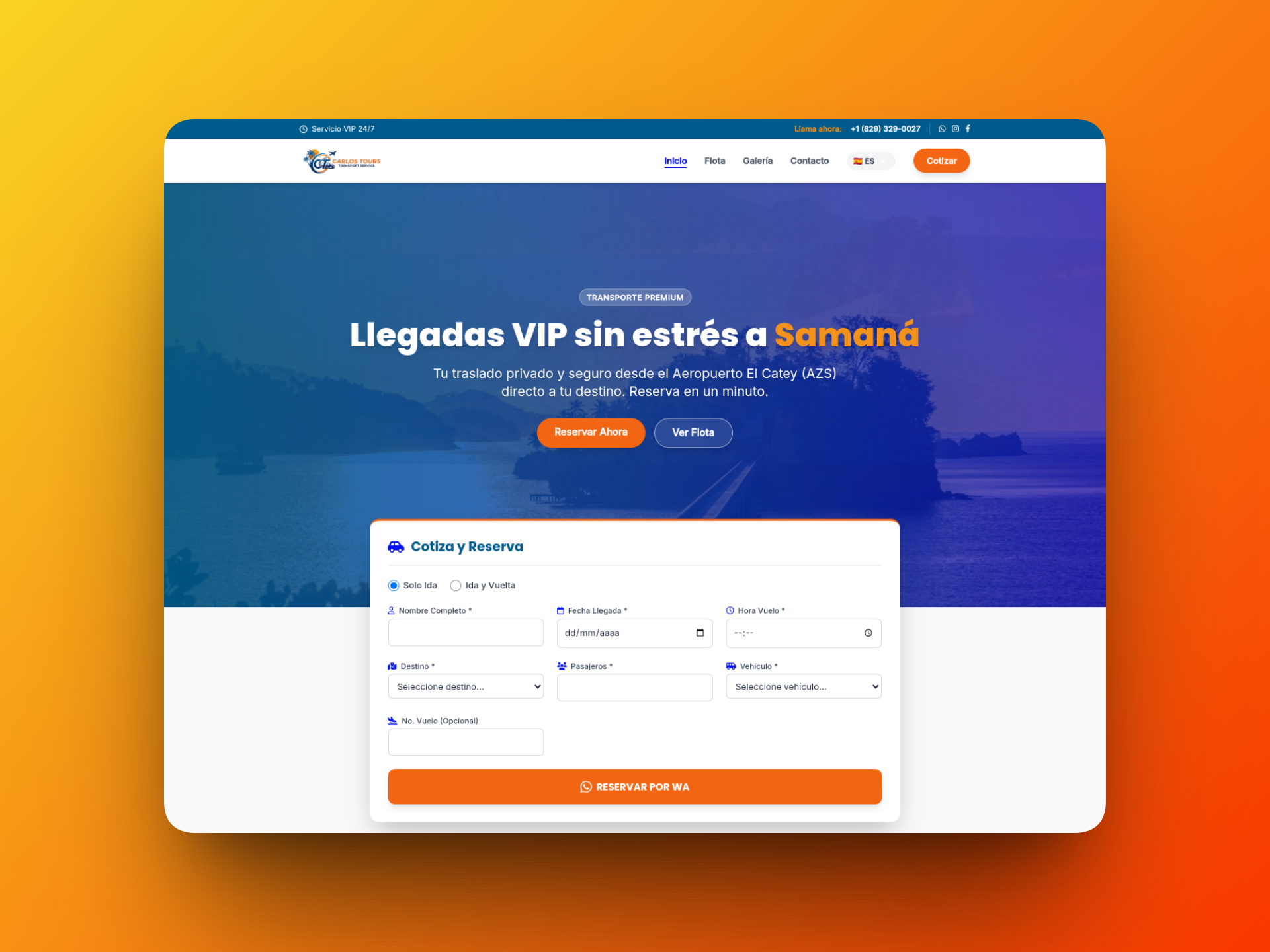 Carlos Tour Transport Service Cover