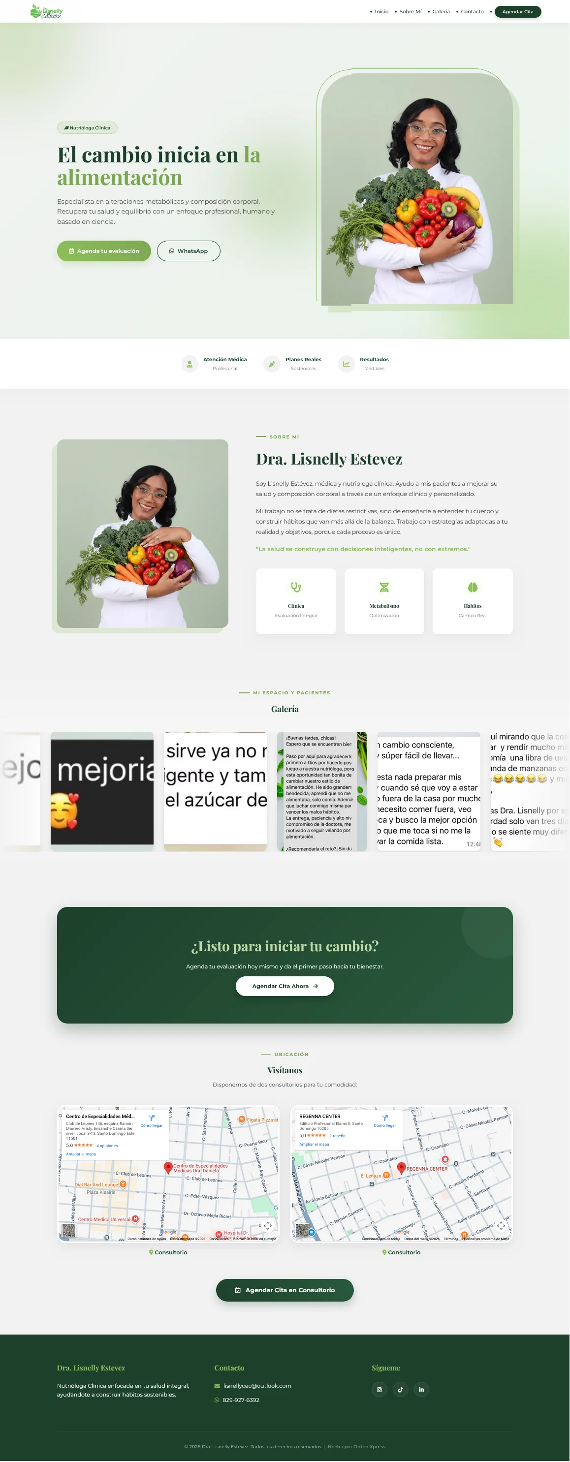 Lisnelly Estevez Nutricionista Full