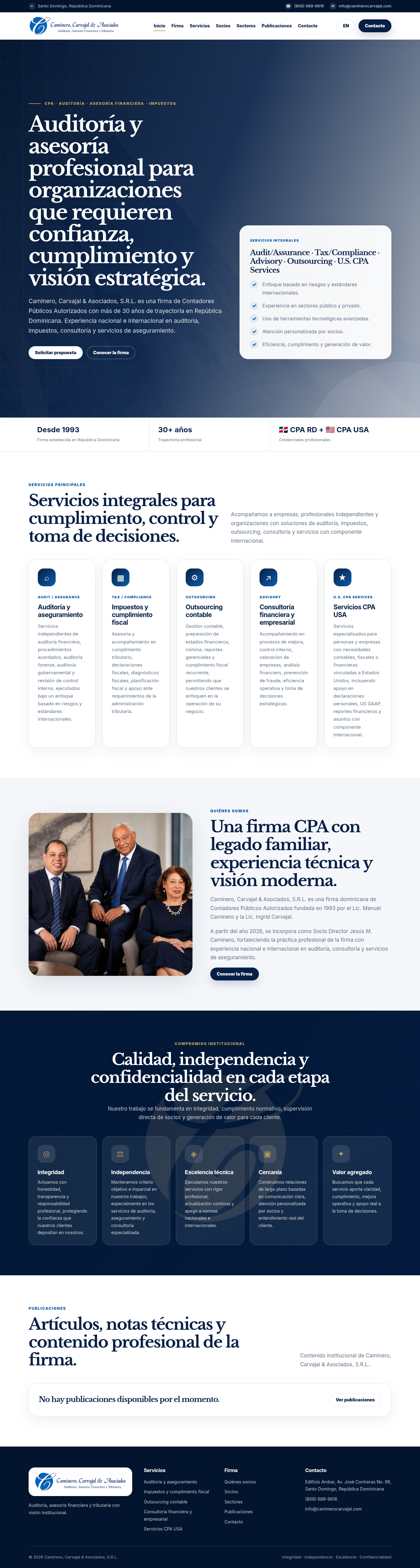 Caminero, Carvajal & Asociados Full