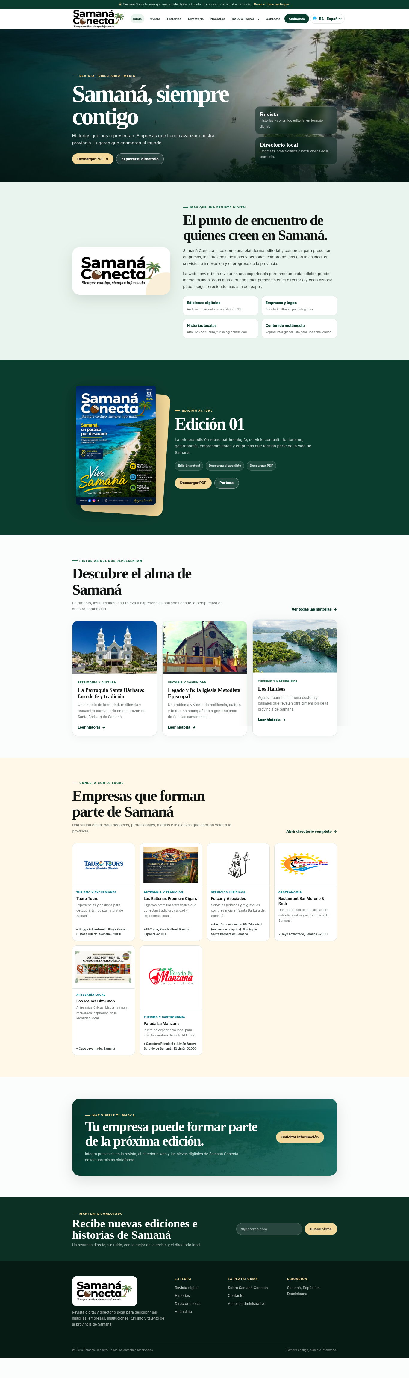Samana Conecta Cover